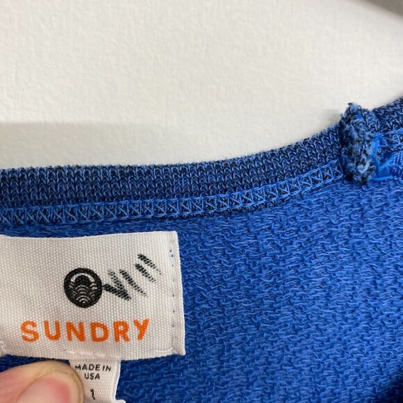 Sundry 1 / Small Just Love Embroidered Sweatshirt - Picture 5 of 8